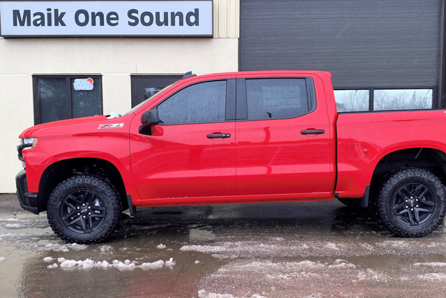 Chevrolet 2022 Silverado with professional window tint in North Bay